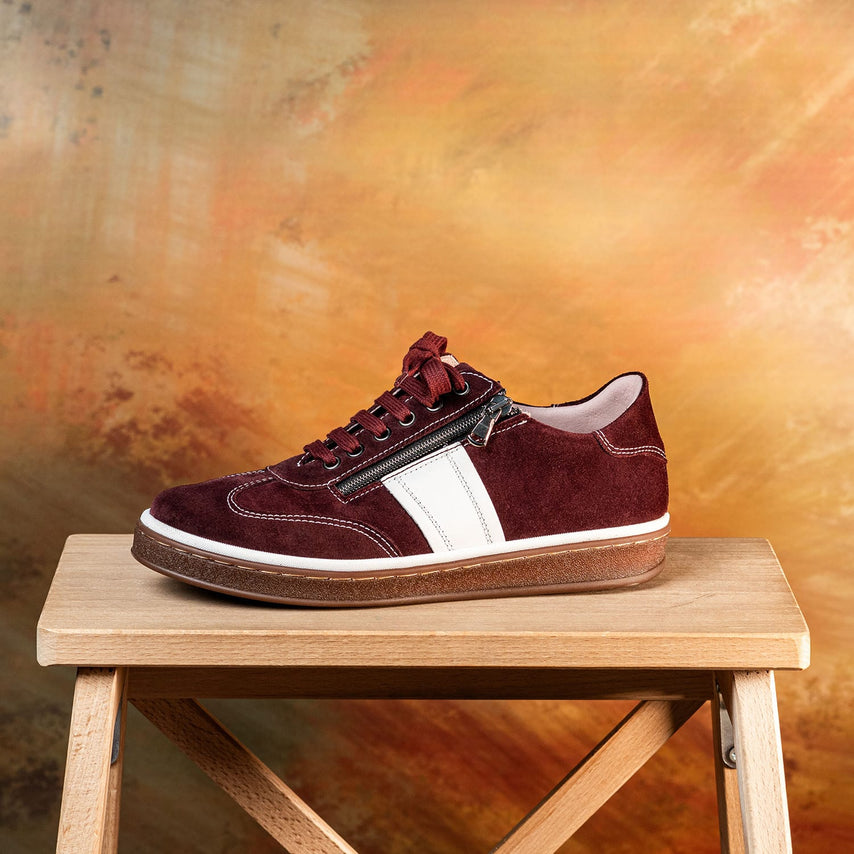 Shoes Metro: Burgundy Suede Sole Bliss USA