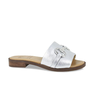 Shoes Bardot: Silver Leather Sole Bliss USA