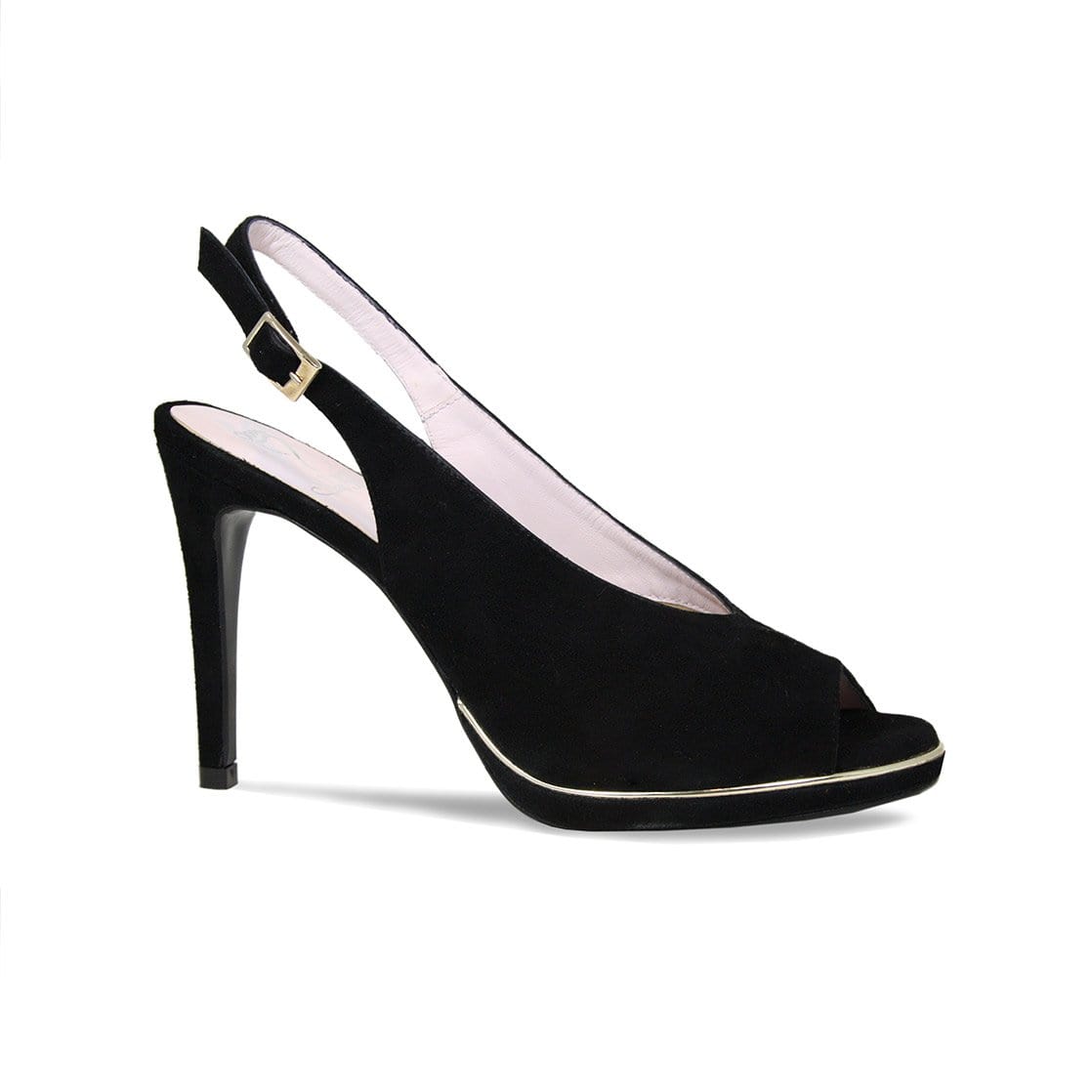 Barely There Strappy Occasion Heels Black