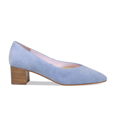 Ingrid: Sky Blue Suede – Comfy Suede Shoes for Bunions | Sole Bliss