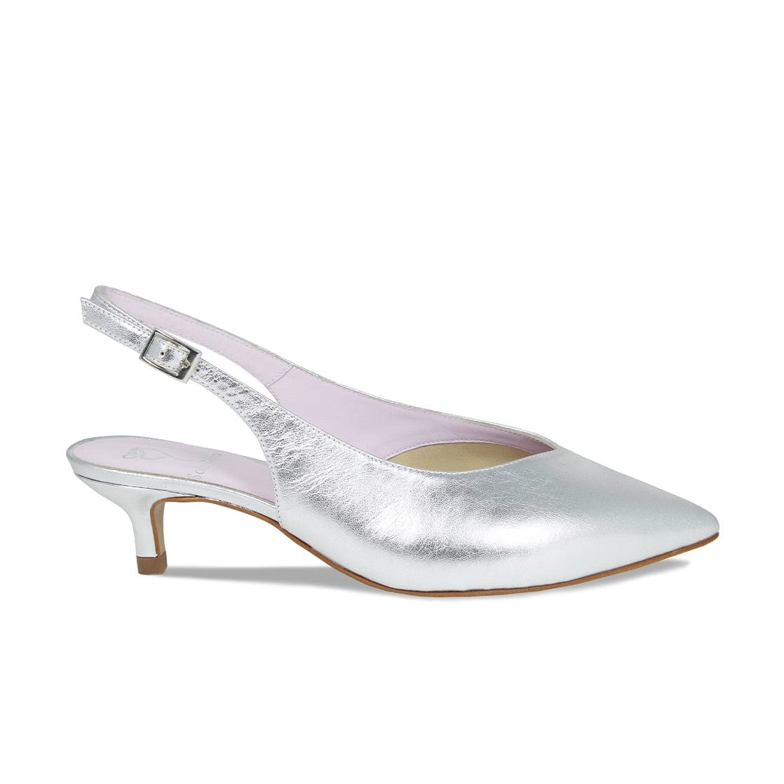 Kara: Silver Leather Shoes Sole Bliss