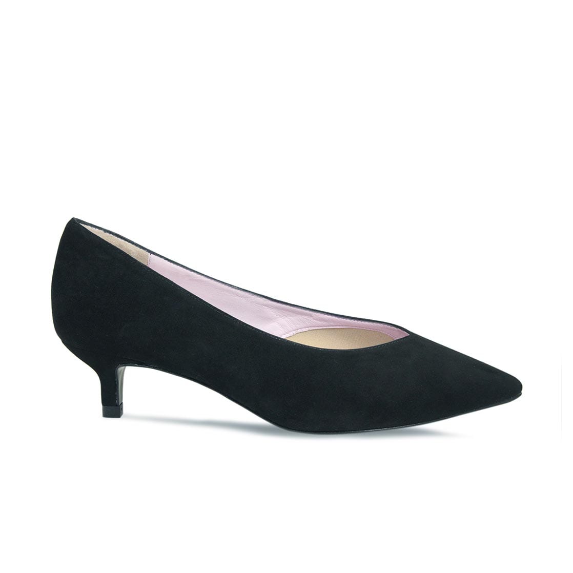 Kitty: Black Suede Shoes Sole Bliss