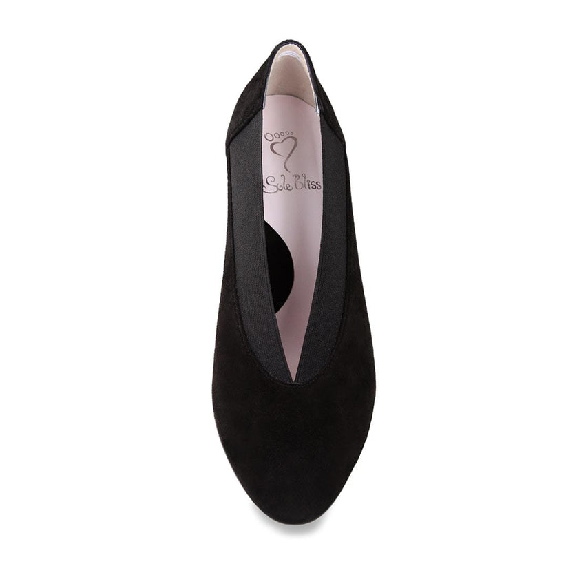 Mercy: Black Suede Shoes Sole Bliss