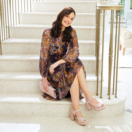 Ruby: Blush Suede Shoes Sole Bliss