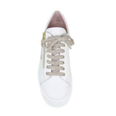 Star: White & Gold Leather