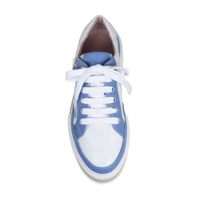 Street: White & Blue Leather